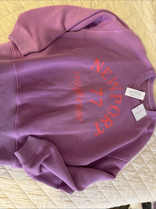 American Eagle Outfitters Sweaters - Purple Graphic Crewneck Sweatshirt - Newport 77